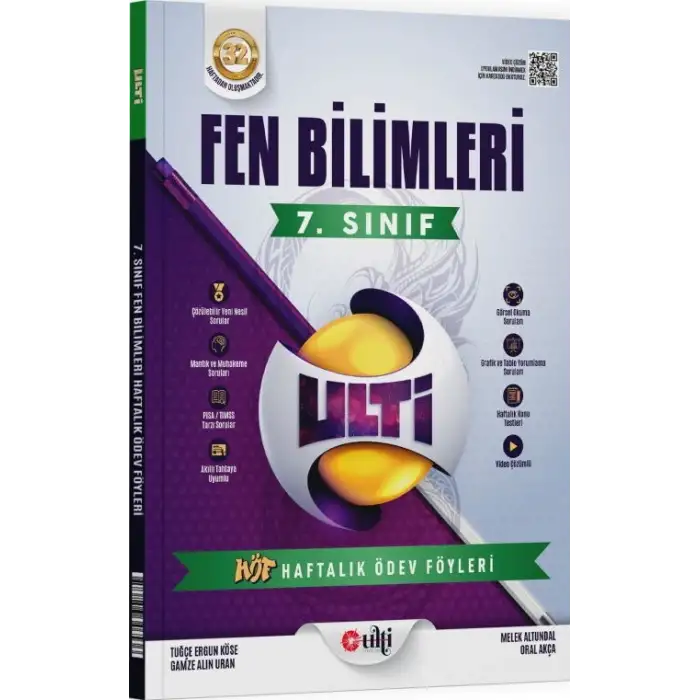 Ulti 7.Sınıf Haftalık Ödev Föy Höf Fen Bilimleri 2024-25