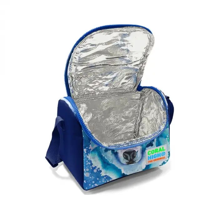 Yaygan Coral High Kids Lacivert Mavi Kurt Desenli Thermo Beslenme Çantası 11743