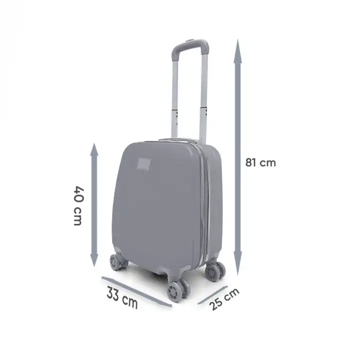 Yaygan Coral Hıgh Mini Turuncu Kaykay Desenli Çekçekli Valiz 16742