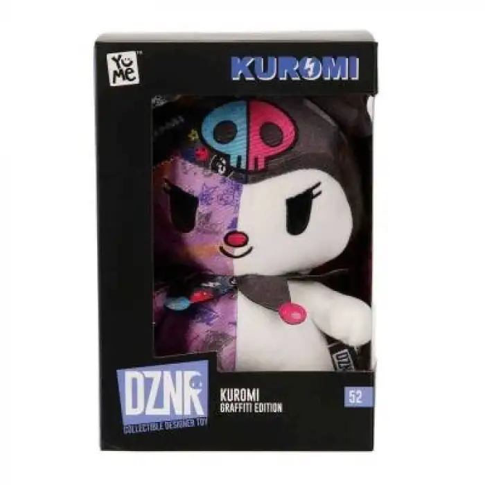 Yume Hello Kitty Plush Figure Yume Kuromi Graffiti Edition TOY-0142