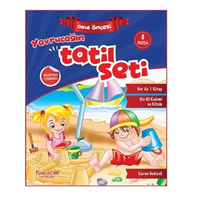 Yumurcak Yavrucağın Yaz Tatil Seti 8 Parça
