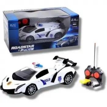 Ceren Işıklı Ve Şarjlı Polis Arabası 1:16 Ctoy-Rd020