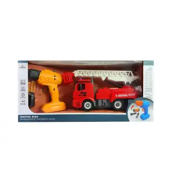 Ceren Sök Tak Çöp Kamyonu İtfaiye İnşaat Seti Şarjlı Matkaplı Ctoy-Bs-R1/R3/R4/R5/R10