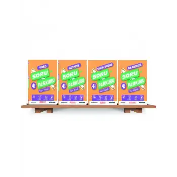 Kırmızıbeyaz 4.Sınıf Soru Parkuru 4 Set (Türkçe+matematik+fen+sosyal S.B.)