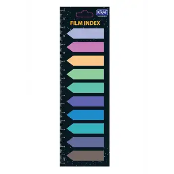 Kraf Film İndex 12x44mm Ok Şekilli 10 Renk X 20yp 51245