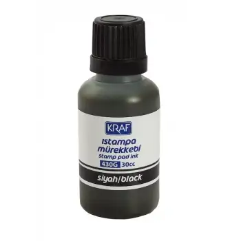 Kraf Istampa Mürekkebi 30 Cc  Siyah 430 G
