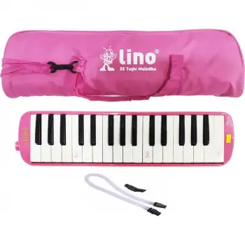 Lino Melodika 32 Tuşlu Bez Çanta Ln-32-Ps Pembe