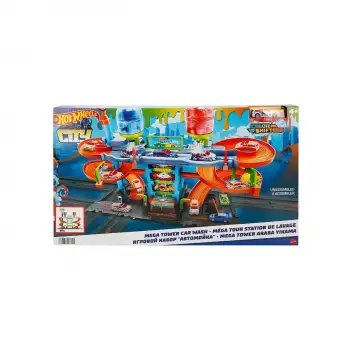 Mattel Hot Wheels Mega Araba Yıkama Kulesi Mtl-Hdp05