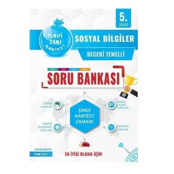 Nartest 5.Sınıf Sosyal Bilgiler Mavi Soru Bankası 2022