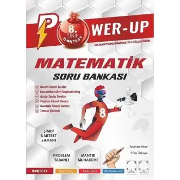 Nartest 8.Sınıf Power-Up Matematik Soru Bankası 2025