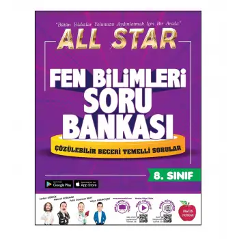 Newton 8.Sınıf Fen Bilimleri All Star Soru Bankası 2025