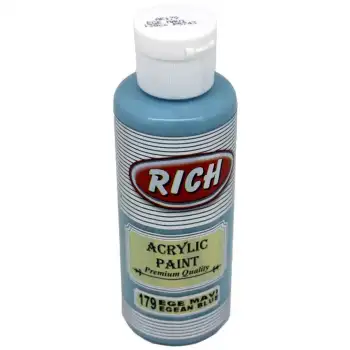 Rich Master Akrilik Boya 120 Cc Ege Mavi Ak-120-179