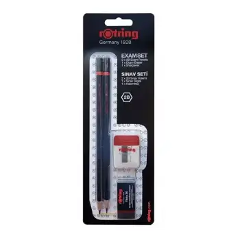 Rotring Sınav Seti Kurşun Kalem+silgi+kalemtraş 2090068wk