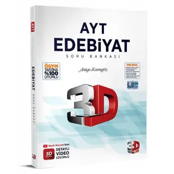 3D Ayt Edebiyat Soru Bankası 2025-26