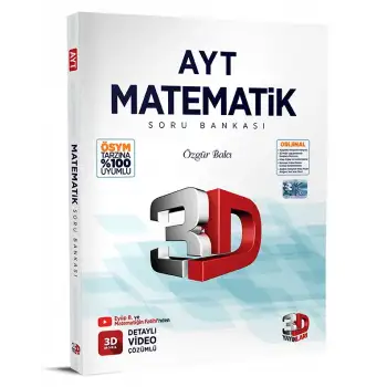 3D Ayt Matematik Soru Bankası 2025-26