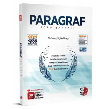 3D Tyt-Ayt Pragraf Soru Bankası 2025-26