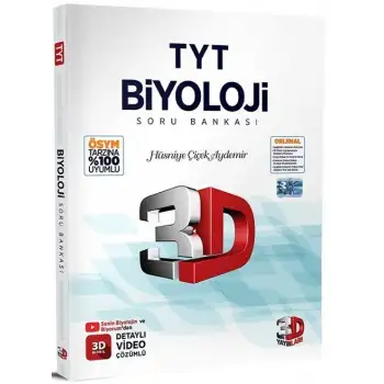 3D Tyt Biyoloji Soru Bankası 2026-27
