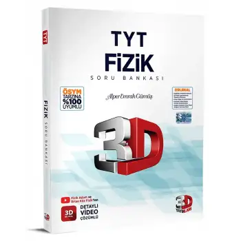 3D Tyt Fizik Soru Bankası 2025-26