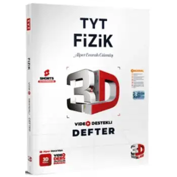 3D Tyt Fizik Video Destekli Defter Vdd 2025-26
