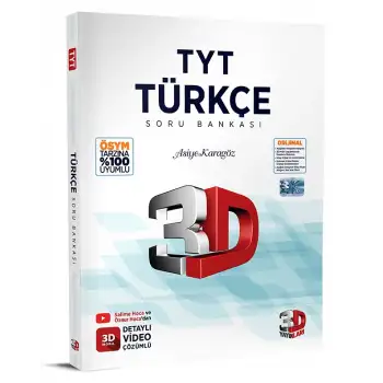 3D Tyt Türkçe Soru Bankası 2025-26