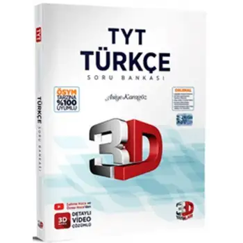 3D Tyt Türkçe Soru Bankası 2026-27