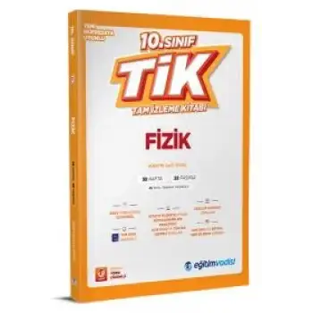 Eğitimvadisi 10.Sınıf Fizik Tam İzleme Kitabı 2025-26
