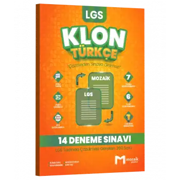 Mozaik 8.Sınıf Türkçe Klon Deneme 2025