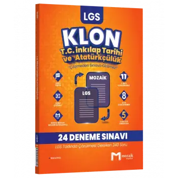 Mozaik 8.Sınıf İnkılap Tarihi Klon Deneme 2025-26