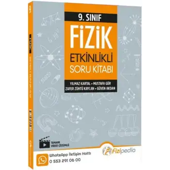 Fizipedia 9. Sınıf Fizik Etkinlikli Soru Bankası 2025-26