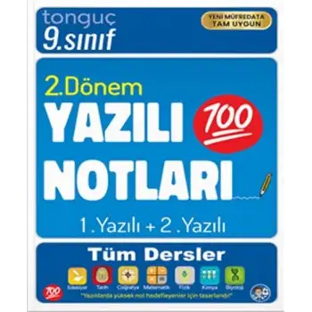 Tonguç 9.Sınıf Yazılı Notları 1. Dönem 1. ve 2. Yazılı 2025