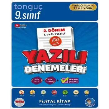Tonguç 9.Sınıf Yazılı Denemeleri 2. Dönem 1. ve 2. Yazılı 2025