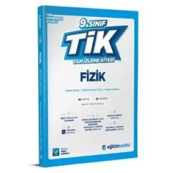 Eğitimvadisi 9.Sınıf Fizik Tam İzleme Kitabı 2025-26