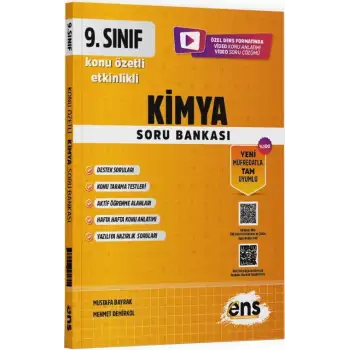 Ensdestek 9.Sınıf Kimya Etkinlikli KÖS 2025-26