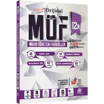 Orijinal Mikro 12.Sınıf Matematik Möf Set 2025-26