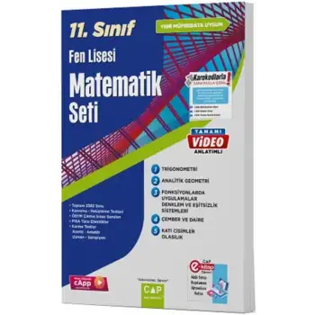 Çap 11.Sınıf Matematik Fen Lisesi Seti 2023