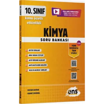 Ensdestek 10.Sınıf Kimya Etkinlikli KÖS 2025-26