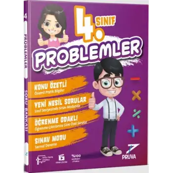 Pruva 4.Sınıf Problemler Soru Bankası 2025