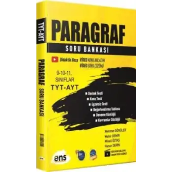 Ensdestek Tyt Paragraf Soru Bankası 2025-26