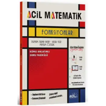 Acil Tyt Matematik Fonksiyonlar Soru Bankası 2025-26