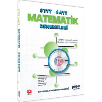 Pion TYT-AYT Matematik Denemeleri (6+4) 2025