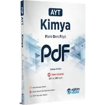 Eğitimvadisi Ayt Kimya Planlı Ders Föyü Pdf 2025-26
