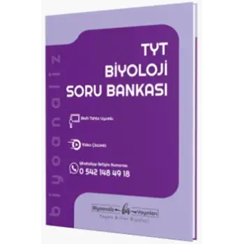 Biyoanaliz Tyt Biyoloji Soru Bankası 2025-26