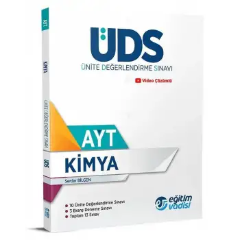 Eğitimvadisi Ayt Kimya Üds Ünite Değerlendirme Sınavı