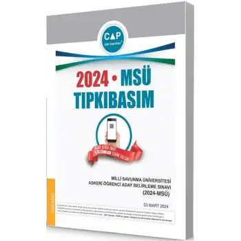 Çap Üniversiteye Hazırlık Tıpkı Basım Deneme 2024