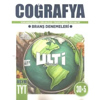 Ulti Tyt Deneme Coğrafya 2024-25