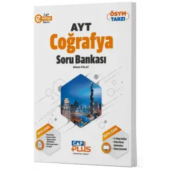 Çap Ayt Plus Coğrafya Soru Bankası 2023