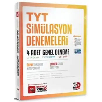 3D Tyt Simulasyon Deneme 4 Lü 2025-26