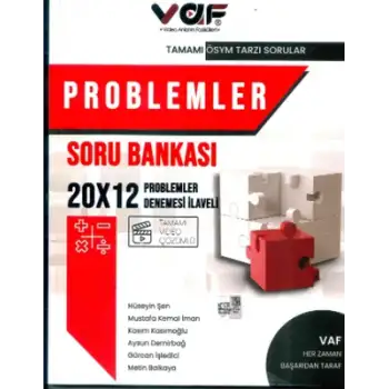 Vaf Tyt Problemler Soru Bankası 2022
