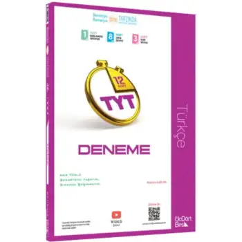 Üçdörtbeş Tyt Türkçe Deneme 12 Li 2025-26