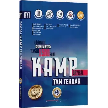 Bilgisarmal YKS AYT Kamp Tam Tekrar Sayısal 2025